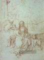 Die Heilige Familie in einem Trellis Nothern Renaissance Albrecht Dürer